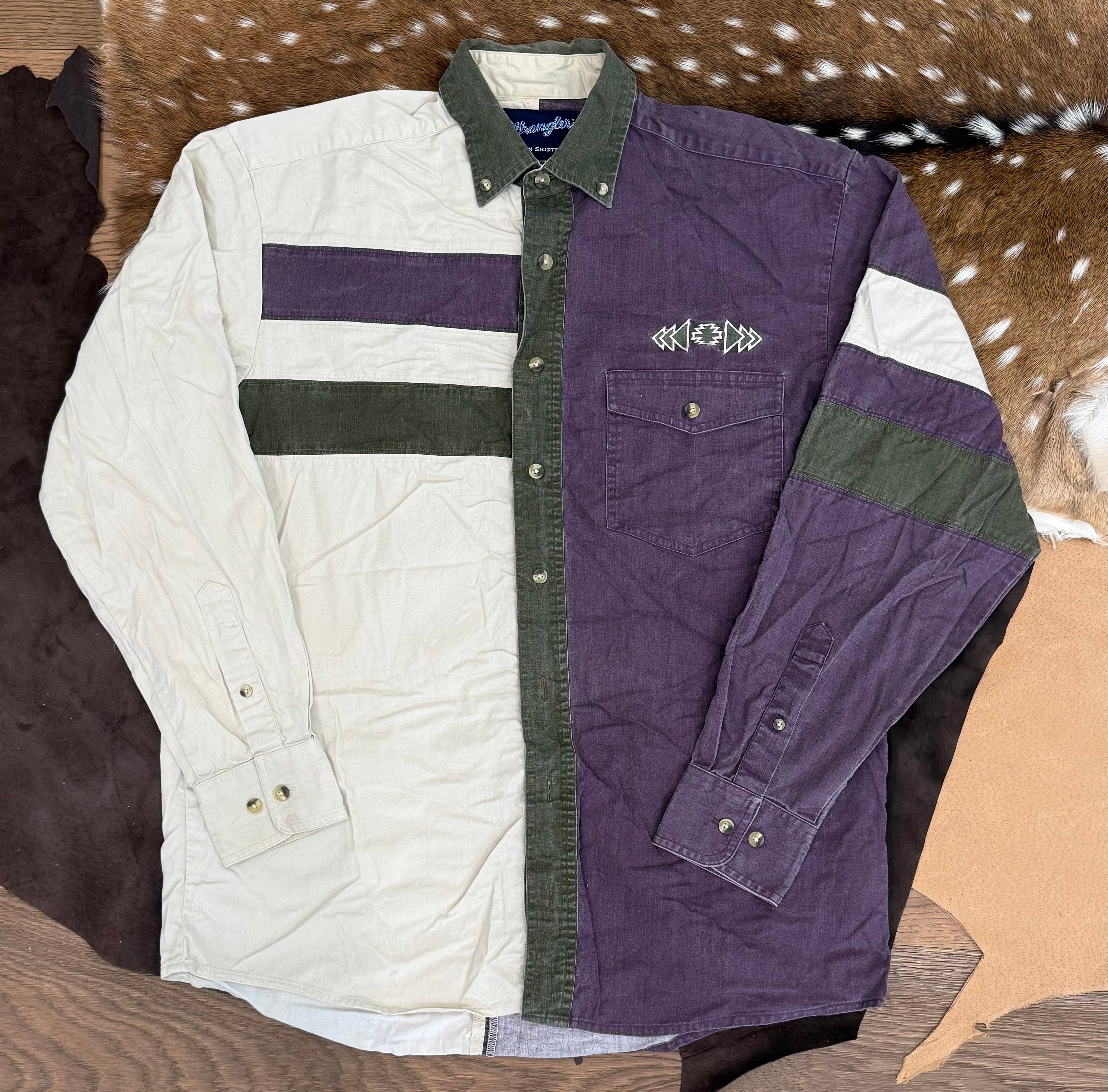 Wrangler Purple and Green M