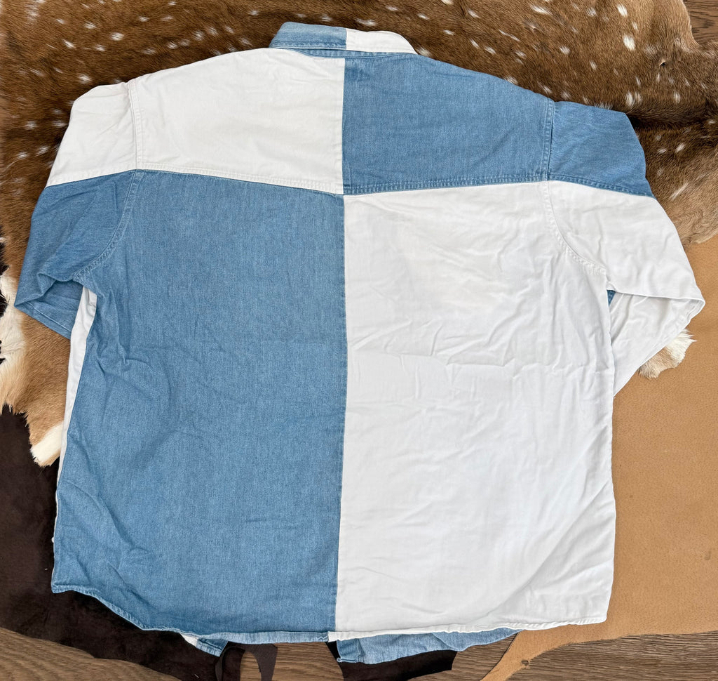 Express Rider Denim and White 2XL