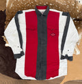 Mid-West Garment Red Aztec L