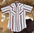 Unknown White and Maroon M