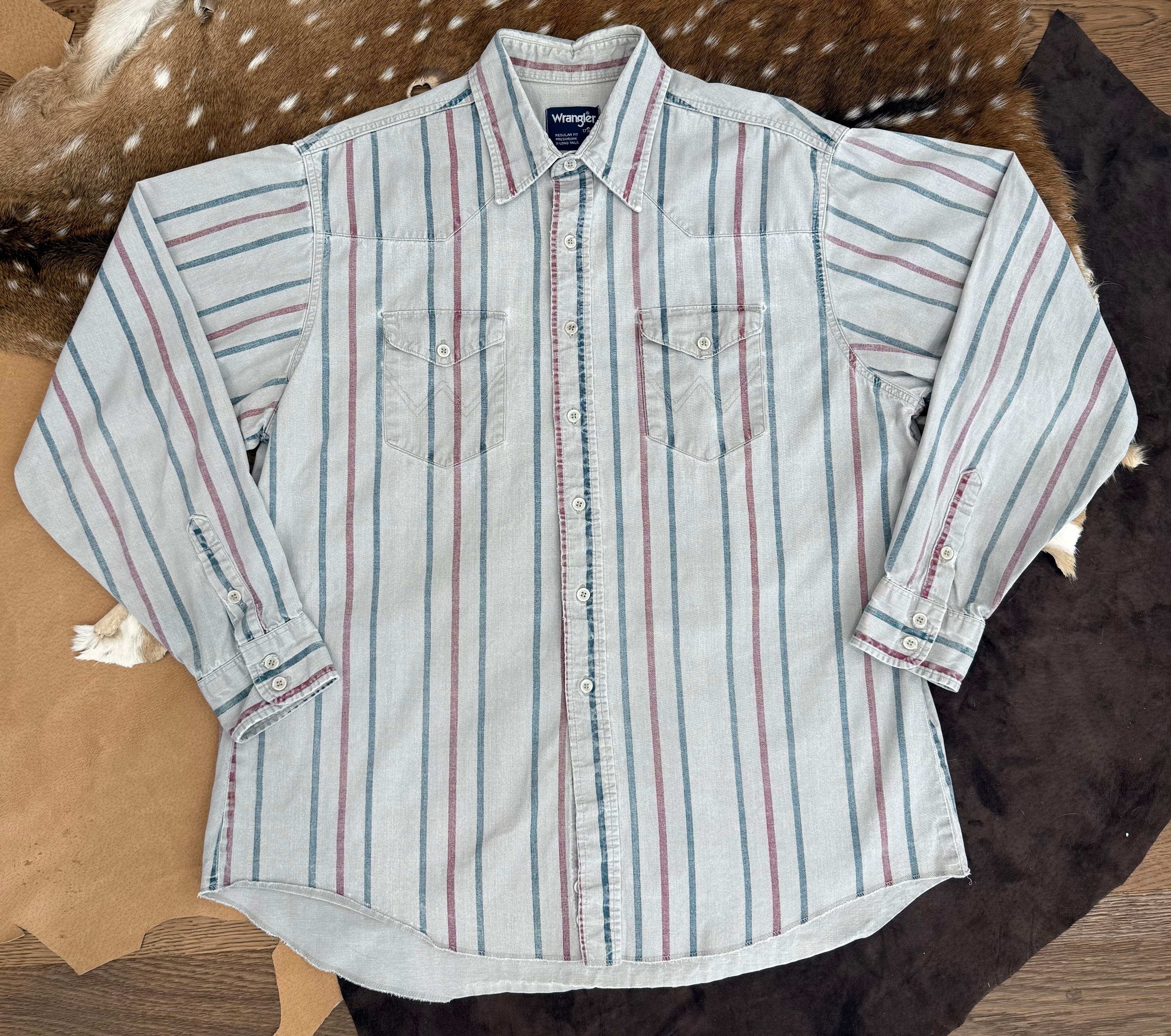 Wrangler Brushpopper Grey and Red L