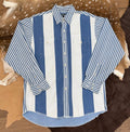 Wrangler Brushpopper Blue and White Stripes L