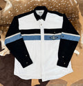 Express Rider White and Black Aztec XL