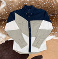 Wrangler blue and tan Kids (14-16) XL