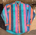Wrangler Brushpopper Pink and Orange and Turquoise (XL) 17 1/2 -35