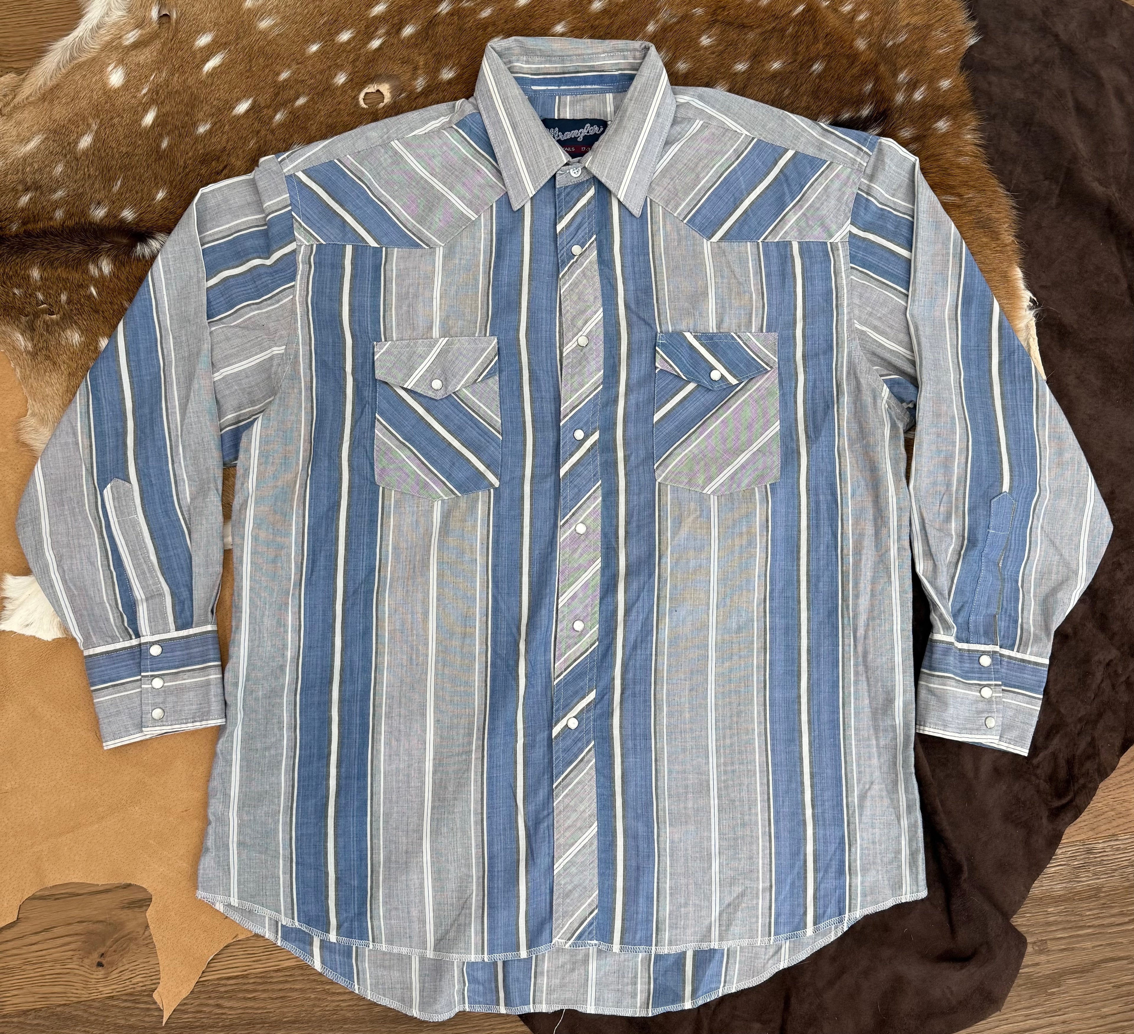 Wrangler Grey and Blue XL