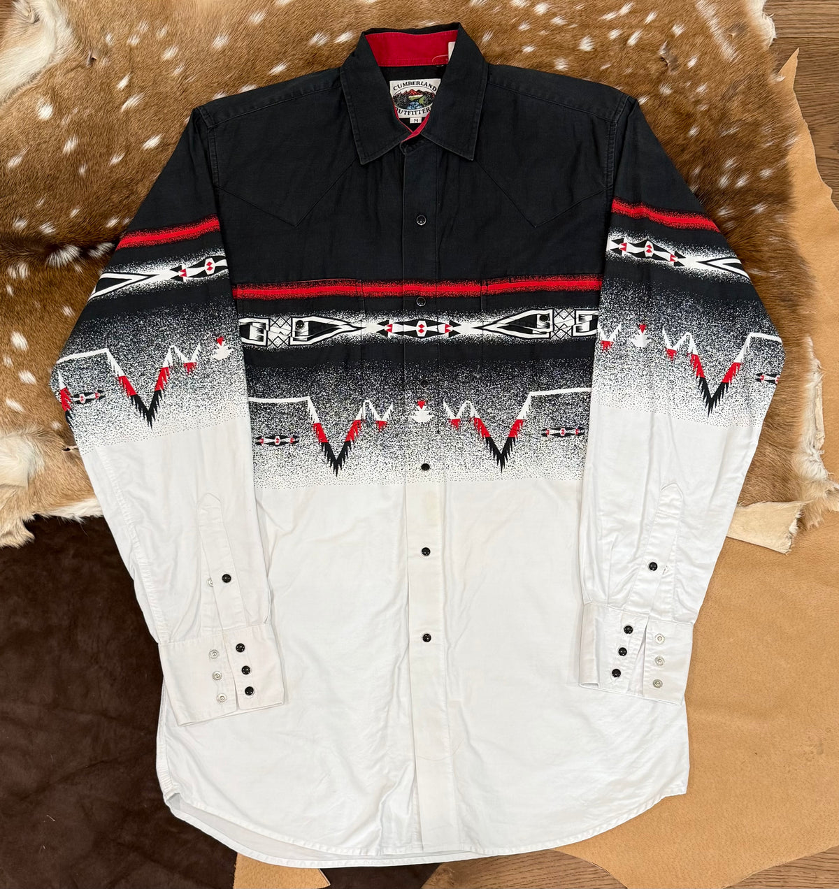 Cumberland Outfitters Black Aztec M