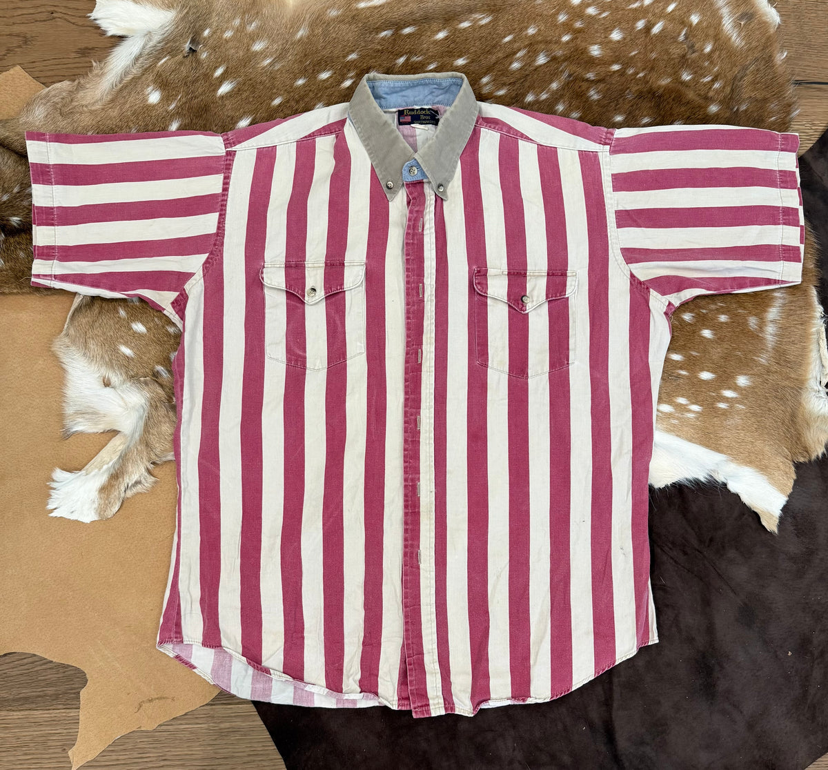 Ruddock Bros Red and White L