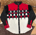 Unknown Red and Black Womens L