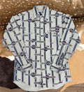 Wrangler Brushpopper Neon and Grey (M) 15 1/2 -35