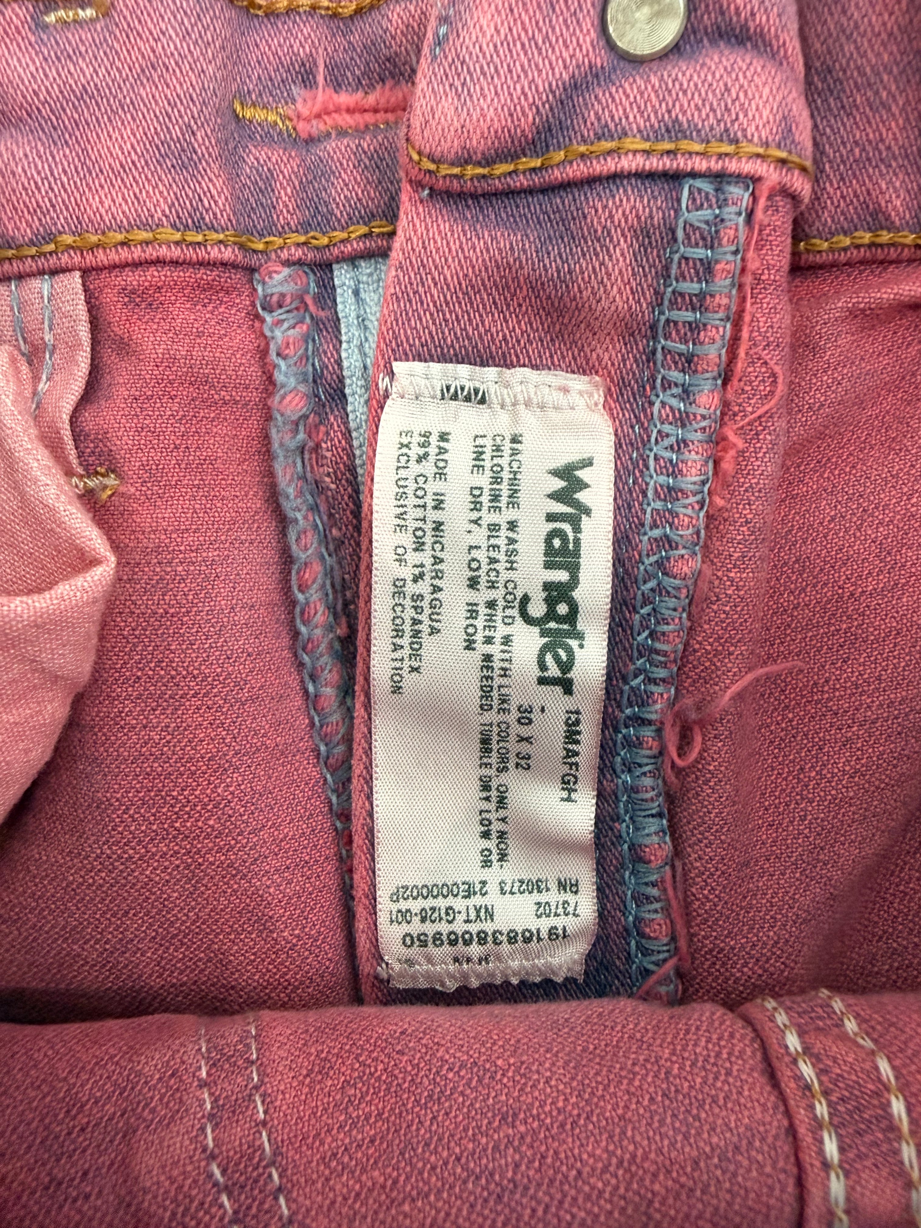 Wrangler Pink Denim Size 30/32