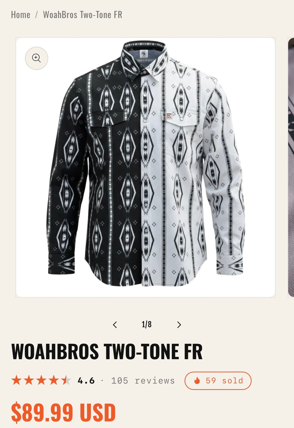 Woah Bros Aztec FR Two Tone Aztec M