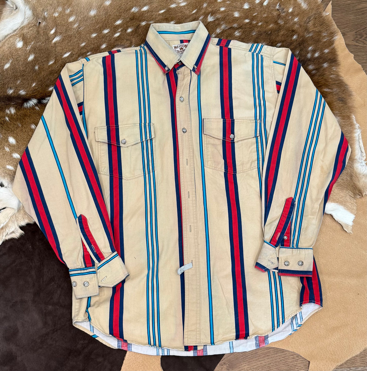 Western Frontier Tan and Red L
