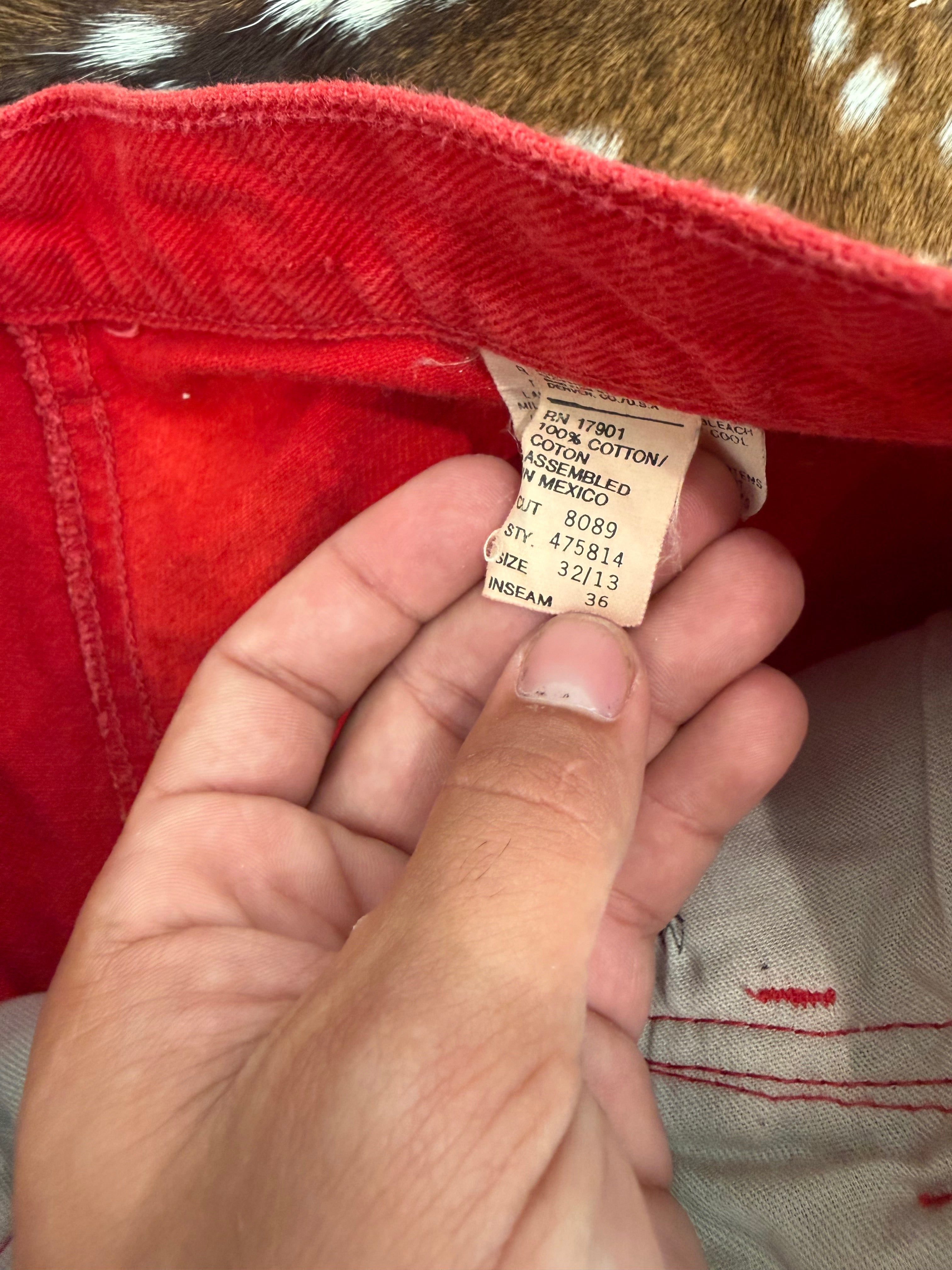 Red Rockies Size 32/13