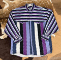 Cowboy Classics Purple and Black XL
