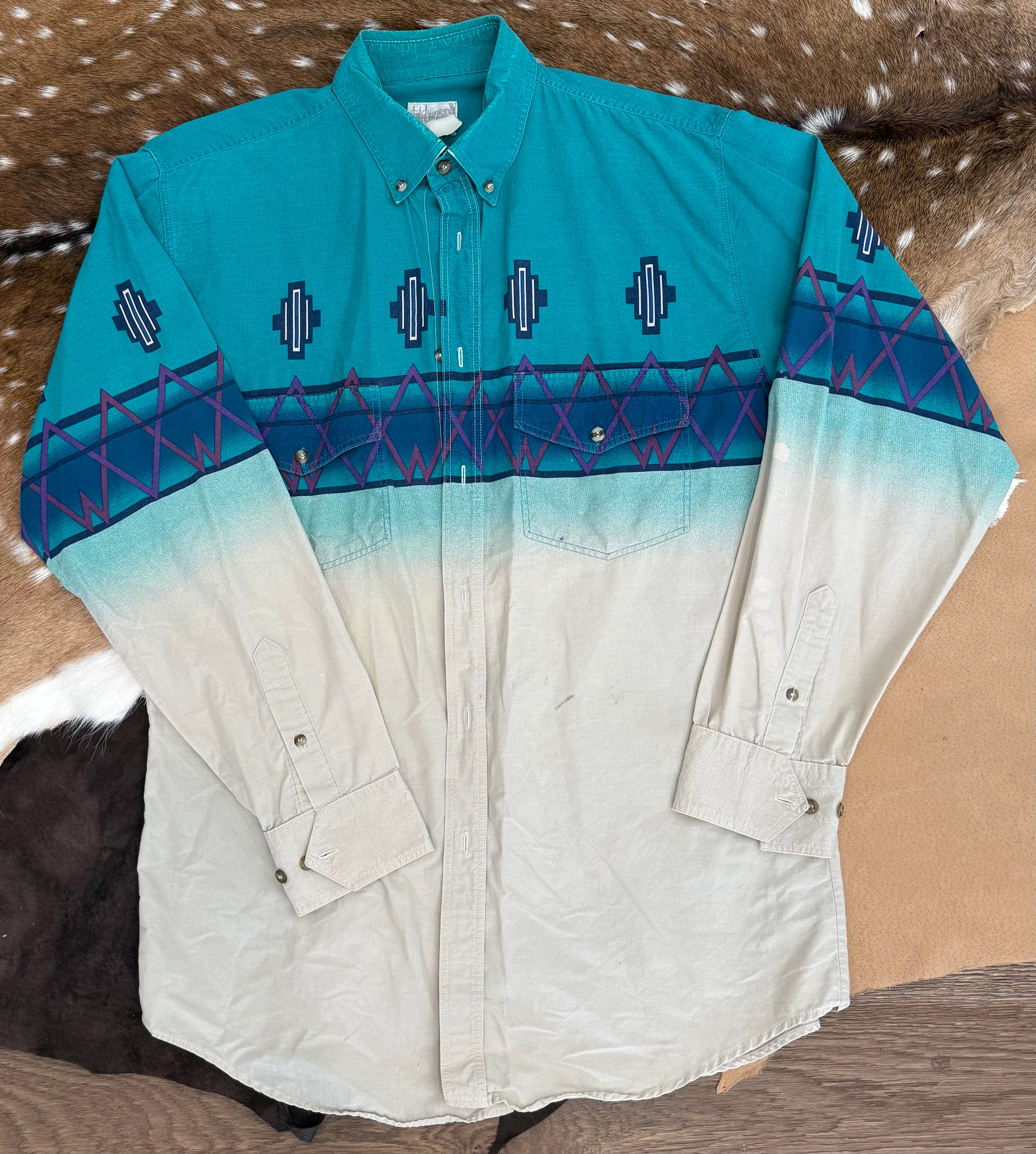 Express Rider Turqouise and Brown L