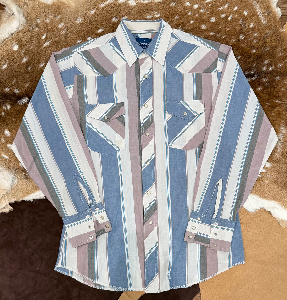 Wrangler Blue and Tan M