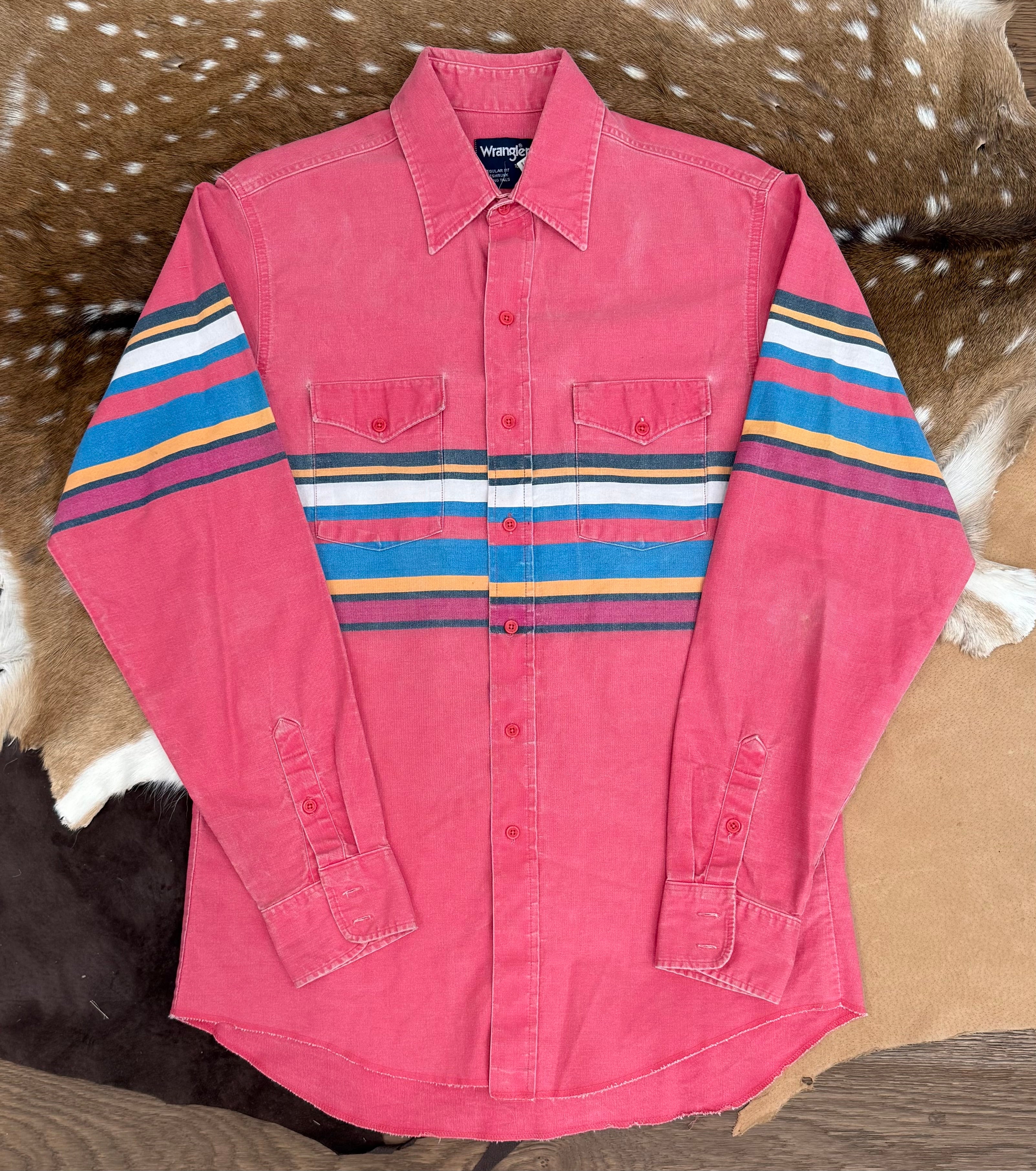 Wrangler Brushpopper Pink and White (L) 16 1/2 -36